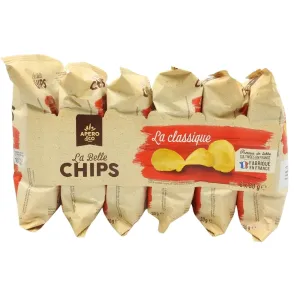 Chips nature paquet 6x30g La Belle Chips Apéro & Co