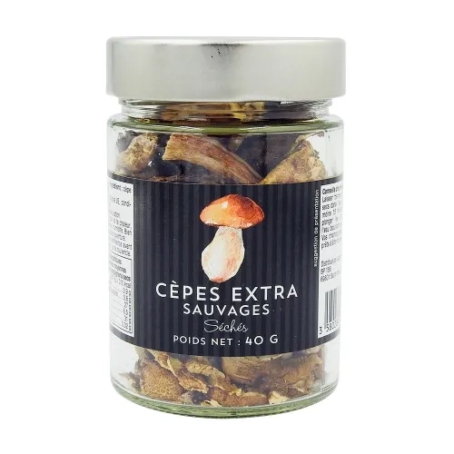 Cèpes Extra Séchés bocal 40g