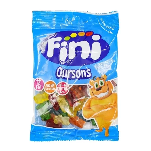 Bonbons ours lisses Halal paquet 90g Fini