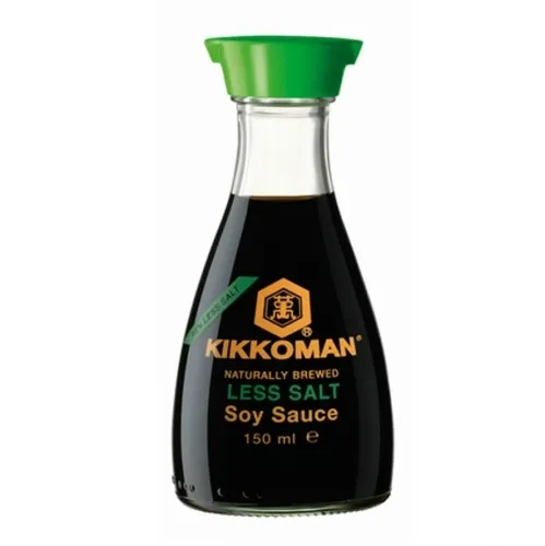 Sauce soja allégée en sel bouteille 150ml Kikkoman