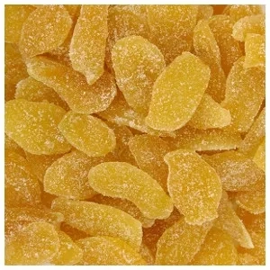 Gingembre déshydraté lamelle, sucré Thaïlande