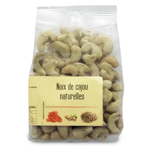 Noix de cajou crues   paquet 200g