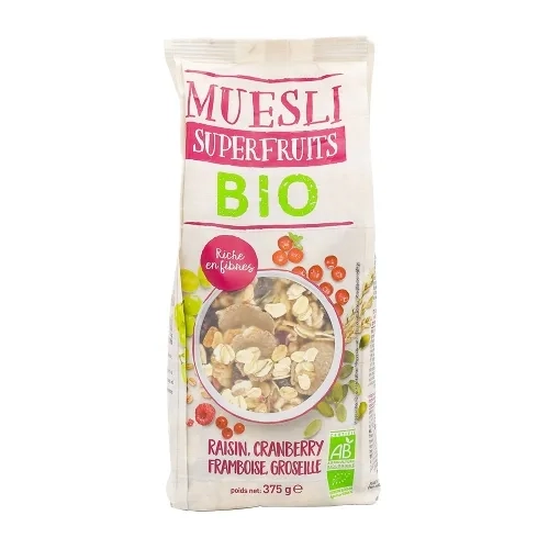 Muesli superfruits BIO paquet 375g