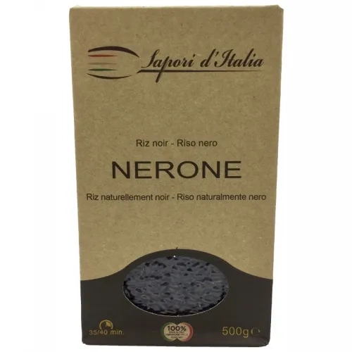 Riz noir Nerone Italie  boîte 500g