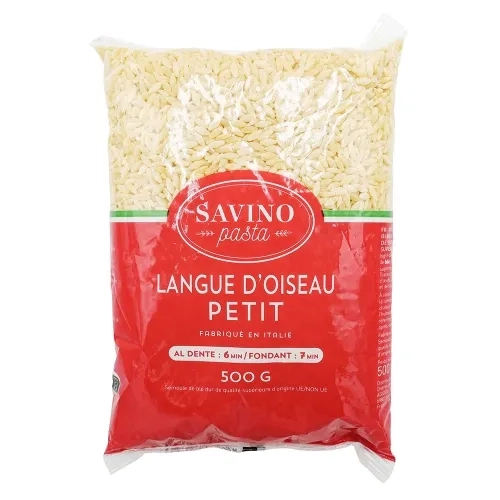 Pâtes Ptes langue d'oiseau n°75  500g Savino Pasta