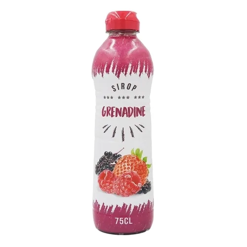 Sirop saveur grenadine bouteille 75cl