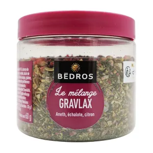 Mélange gravlax pot 60g Bédros