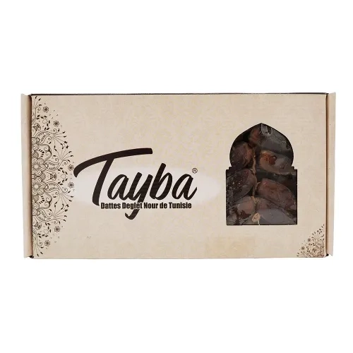 Datte branchée Deglet nour Tunisie bte 1kg 2025