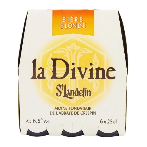 Bière blonde St Landelin La Divine 6x25cl