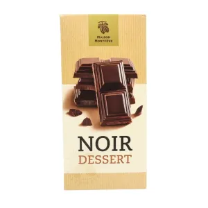 Chocolat noir pâtissier tablette 200g Maison Montfève