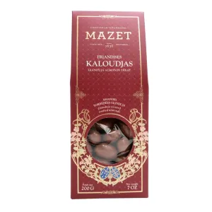 Amande torréfiées Gianduja au chocolat au lait paquet 200g