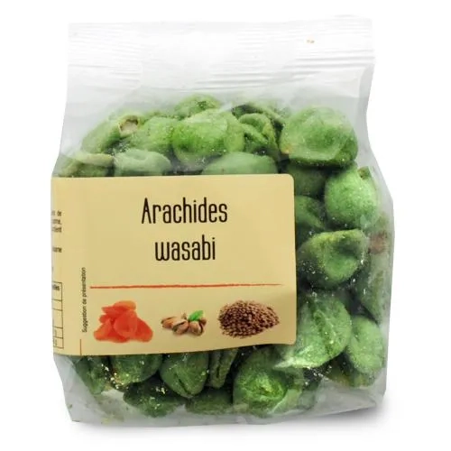 Arachides wasabi   paquet 130g