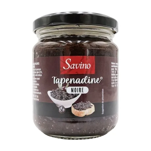 Tapenadine noire pot 190g Savino