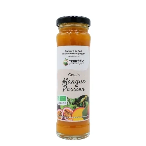 Coulis de mangue passion BIO flacon 156ml