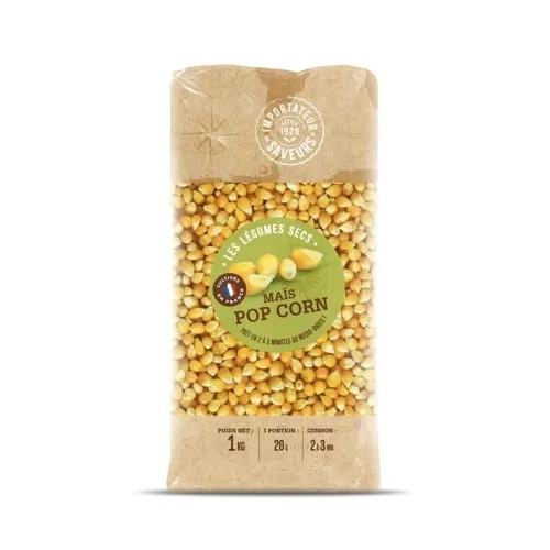 Maïs à éclater France  paquet 1kg IDS