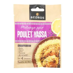 Mélange d'épices pour poulet yassa paquet 20g Bédros