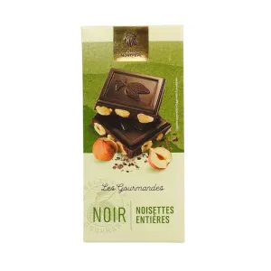 Chocolat noir aux noisettes tablette 200g Maison Montfève
