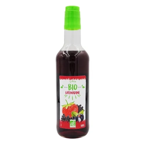 Sirop de grenadine BIO France bouteille 50cl