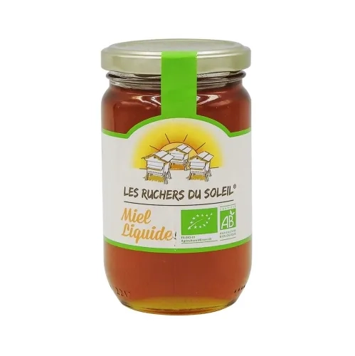 Miel de fleurs liquide BIO pot 375g