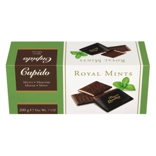 Chocolats à la menthe boîte 200g