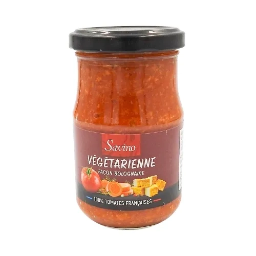 Sauce végétarienne pot 200g Savino