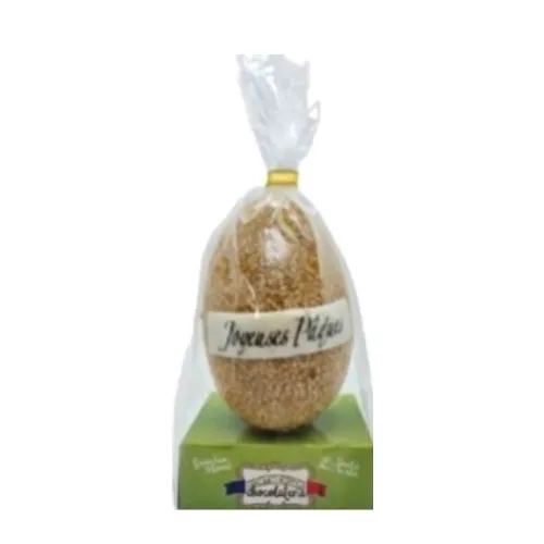Oeuf en chocolat nougatine 100g