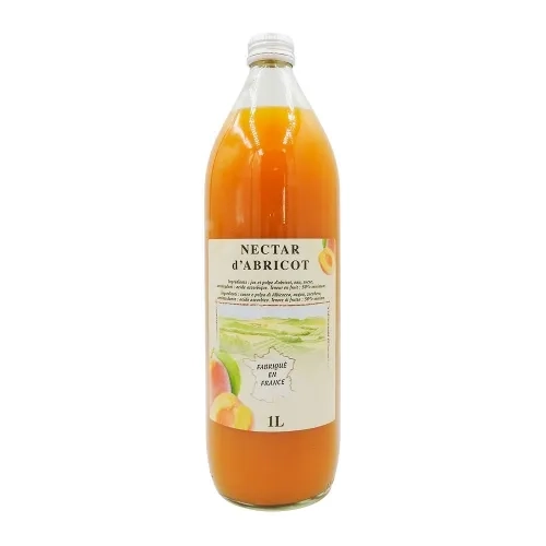 Nectar d'abricot bouteille 1L