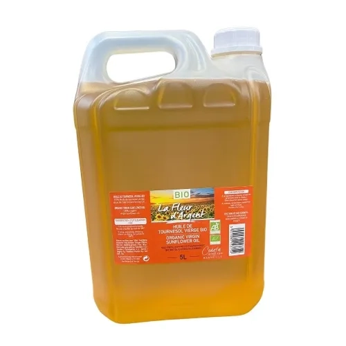 Huile de tournesol vierge BIO bidon 5l