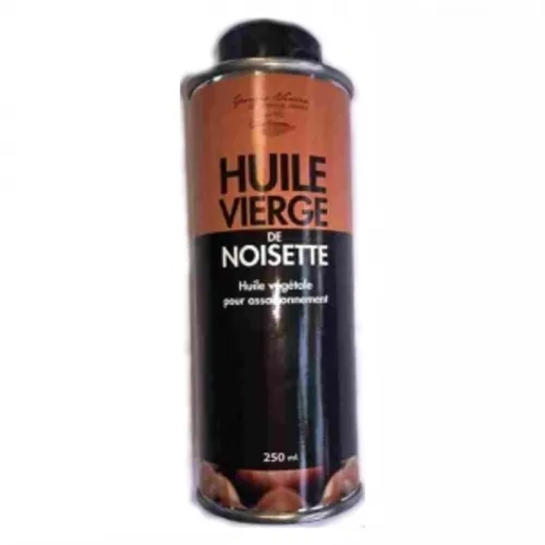 Huile de noisette vierge bidon 25cl