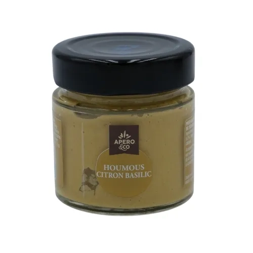 Houmous citron basilic pot 115g Apéro & Co