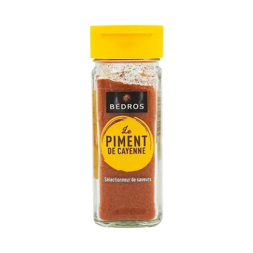 Piment de Cayenne en poudre flacon 40g Bédros