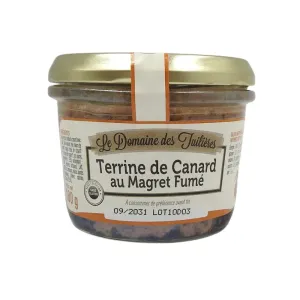 Terrine de canard au Magret Fumé bocal 180g