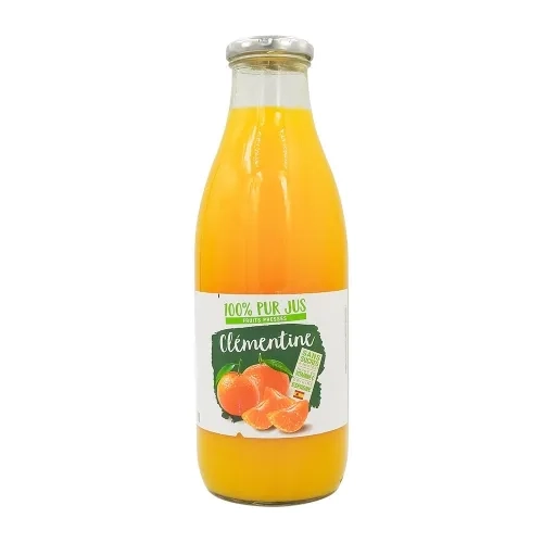Pur jus de clémentines bouteille 1l