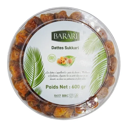 Dattes Sukari barquette 600g Nouvelle Récolte 2025