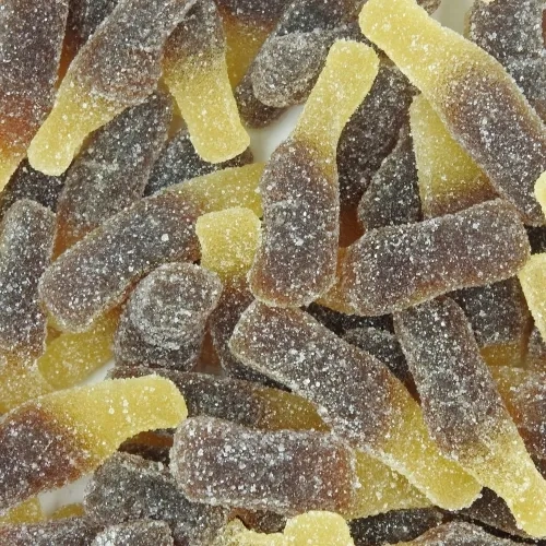 Bonbons bouteilles cola fizz halal Fini