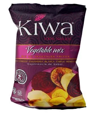 Kiwa Chips Légumes et Fruits 70gr