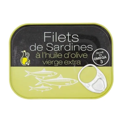 Filets de sardines à l'huile d'olive pne 70g