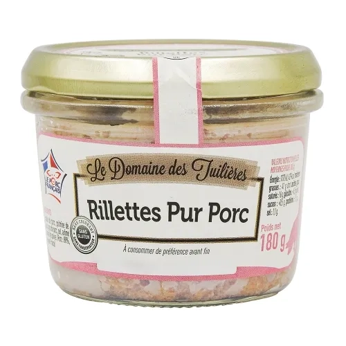 Rillettes Pur Porc bocal 180g