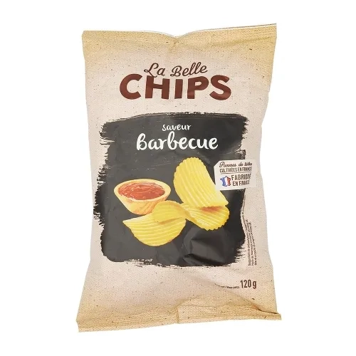Chips barbecue paquet 120g La Belle Chips