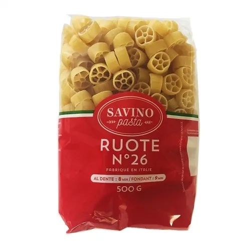 Pâtes Ruote n°26  pqt 500g Savino Pasta