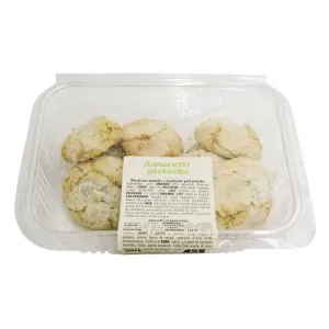 Biscuits amaretti pistache barquette 200g
