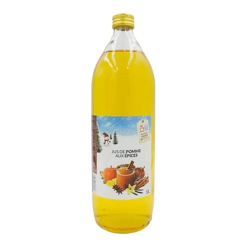 Jus de pomme de noël aux épices bouteille 1l