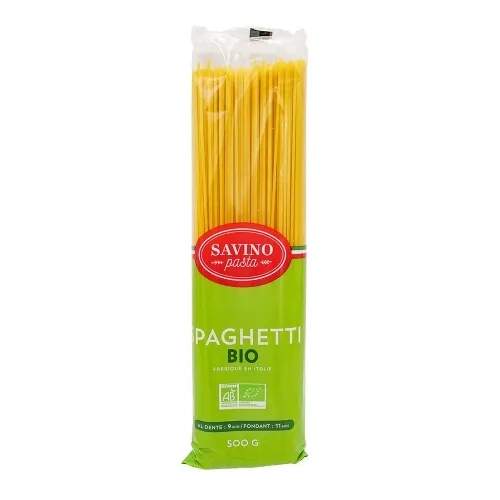 Pâtes Spaghetti n°5 BIO paquet 500g Savino