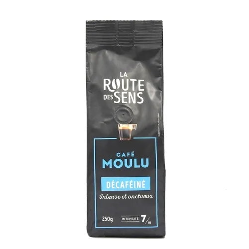 Café moulu décaféiné  paquet 250g