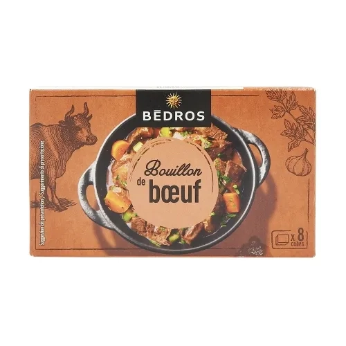 Bouillon de boeuf paquet 80g Bédros