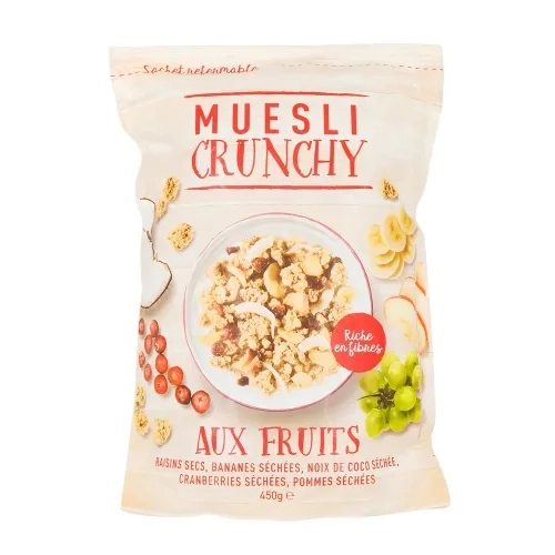 Muesli croustillant aux fruits 450g