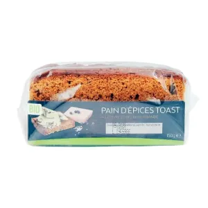 Toast pain d'épices BIO poivre sel guérande 150g
