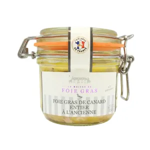 Foie gras de canard entier à l'ancienne pot 180g
