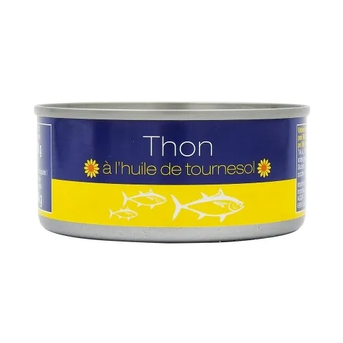 Thon entier huile tournesol 1/5 conserve pne 104g