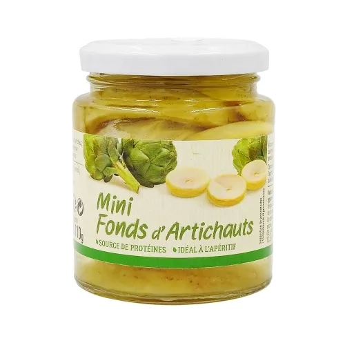 Mini fonds d'artichauts Pérou bocal pne 110g